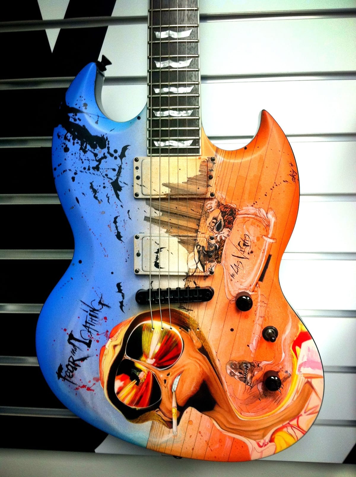 Custom ESP with artwork by Eddie Meeks