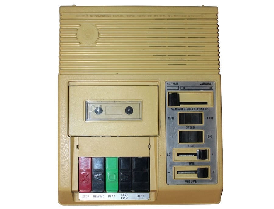 Library of Congress C-1 Cassette Tape Recorder